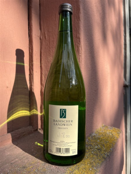 Preview: Bischoffinger LANDWEIN trocken LITERFLASCHE