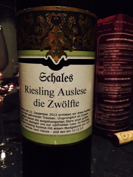 Schales Riesling Auslese DIE ZWÖLFTE