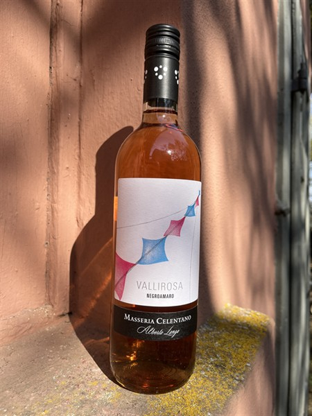 Alberto Longo Rosato Negroamaro VALLIROSA Masseria Celentano