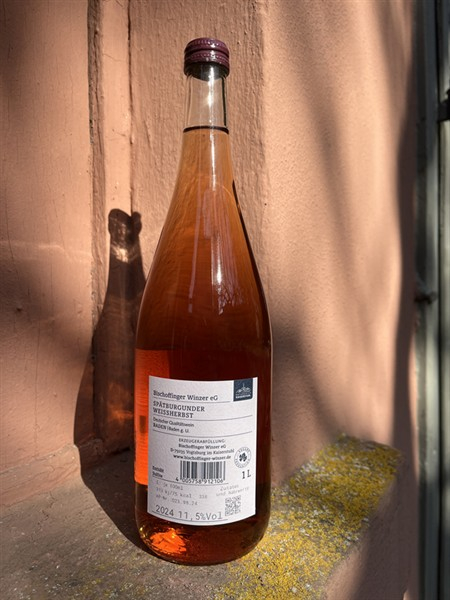 Bischoffinger Spätburgunder Weißherbst LITERFLASCHE