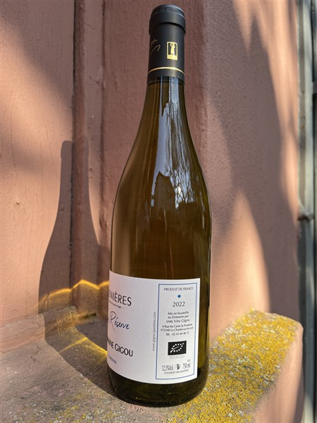 Domaine Gigou Blanc Jasnières LA RÉSERVE Chenin