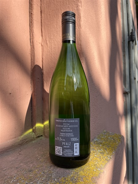 Forster Riesling DEIDESHEIMER HOFSTÜCK halbtrocken LITERFL.