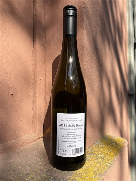 Six Müller-Thurgau WIRMSTHALER SCHEINBERG QbA trocken