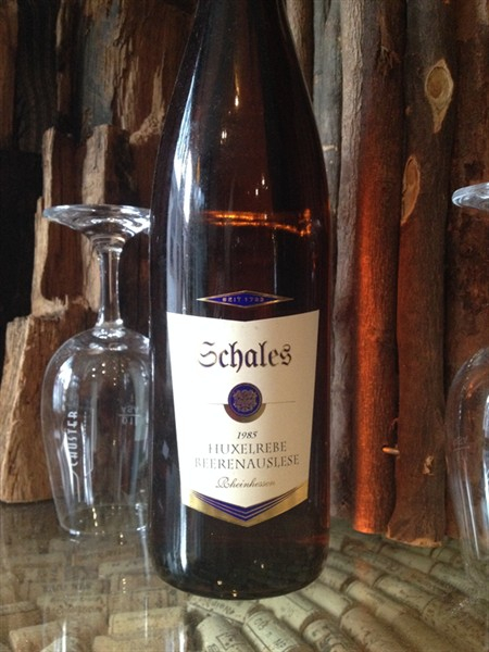 Schales Huxelrebe Beerenauslese 1985